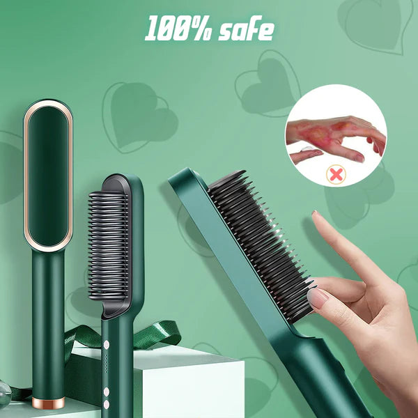 Professional Electric Hair Straightener Comb Brush